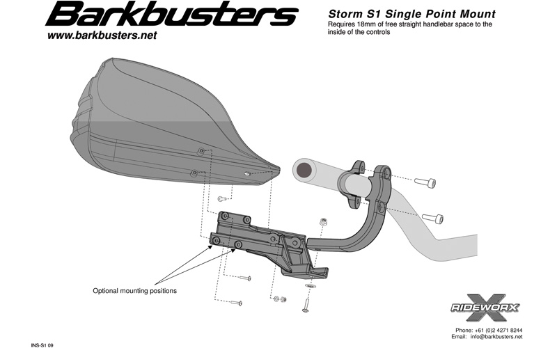 Chrániče rukou Multistrada 1000DS STORM S1