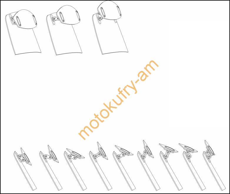 Přídavné plexi/deflekor Puig 95 X 263 5852W