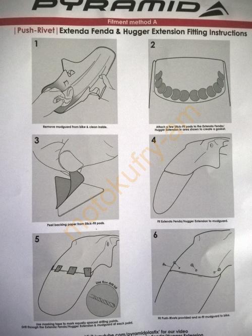 Prodloužení blatníku CB 1300 97-16 05150 