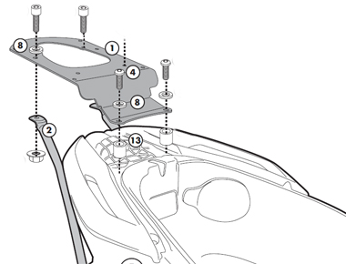 Piaggio MP3 Yourban 125/300 11-18 plotna monokey KR5600