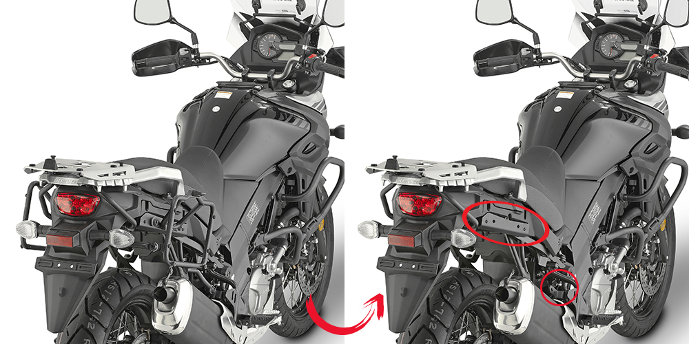 Suzuki V-Strom 650 17-24 boční nosiče KLR3112