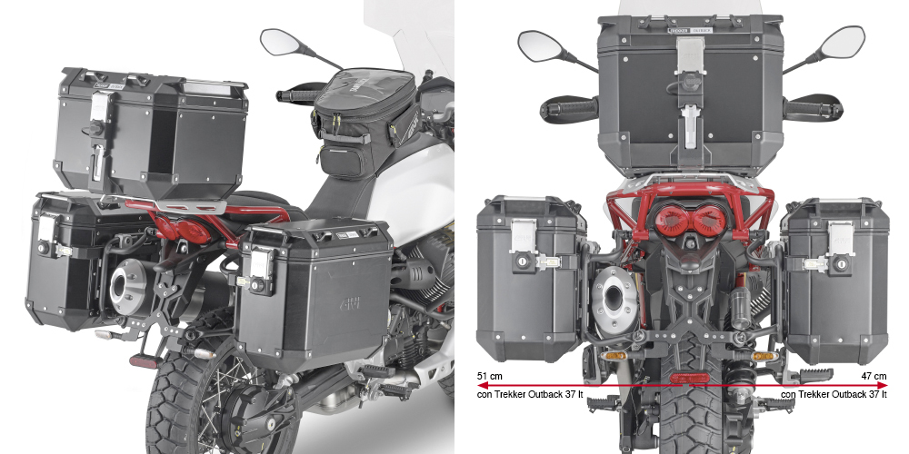 Moto Guzzi V 85 TT 19-23 nosič bočních kufrů PLOR8203CAM