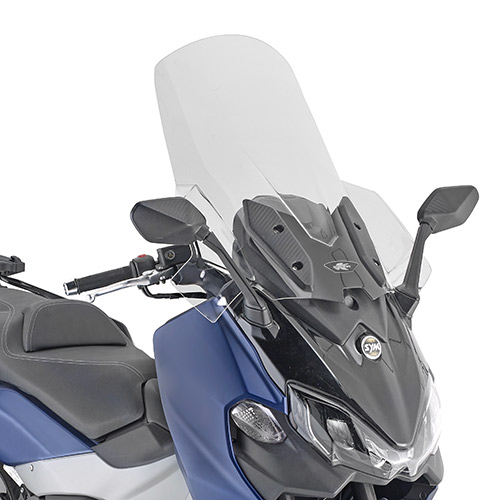Accessori Sym Maxsym 400 dal 2021. Coprigambe, schienalino, parabrezza
