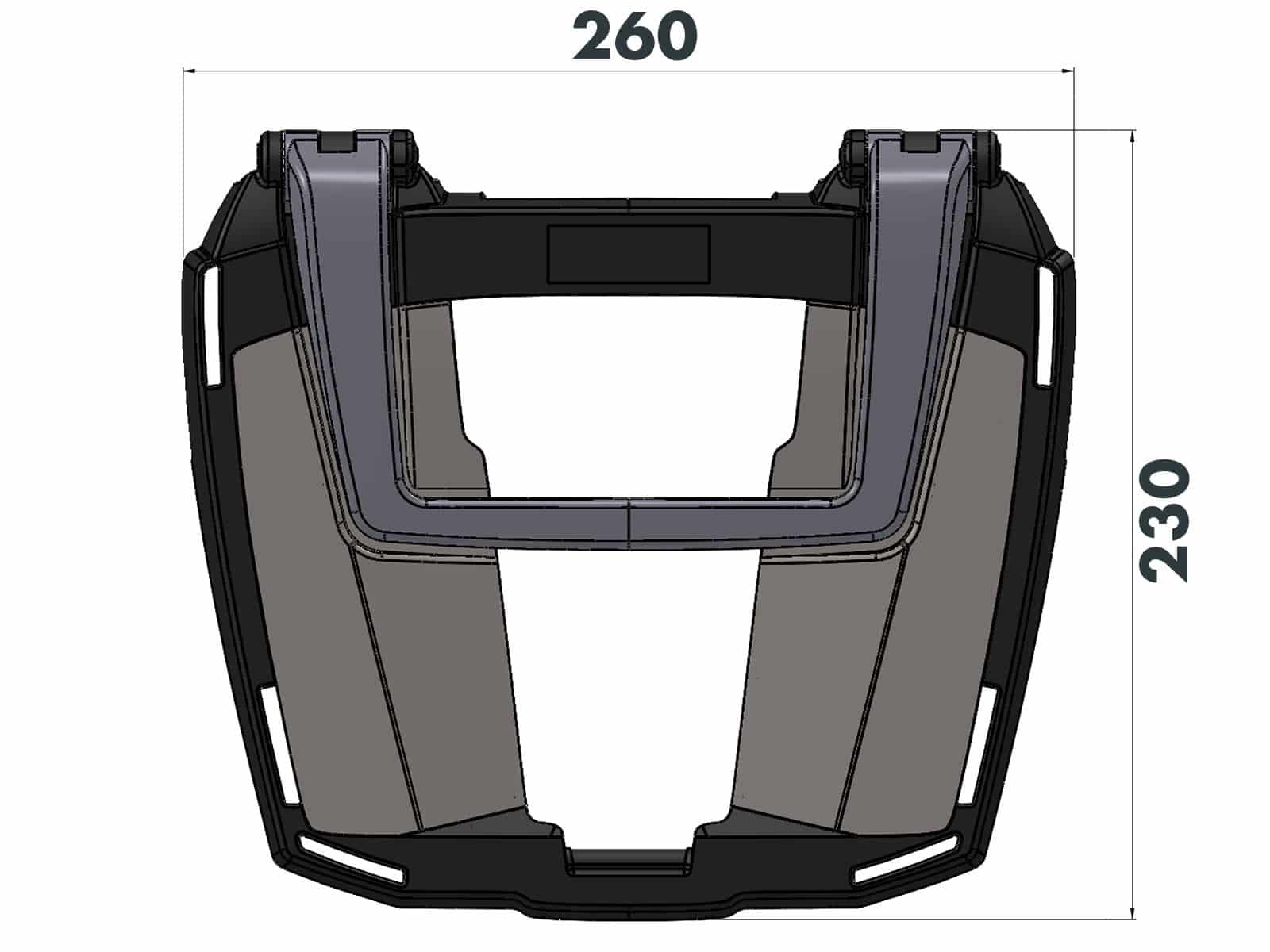 MOTO GUZZI STELVIO 1200 nosič topcase H&B 661541 01 01
