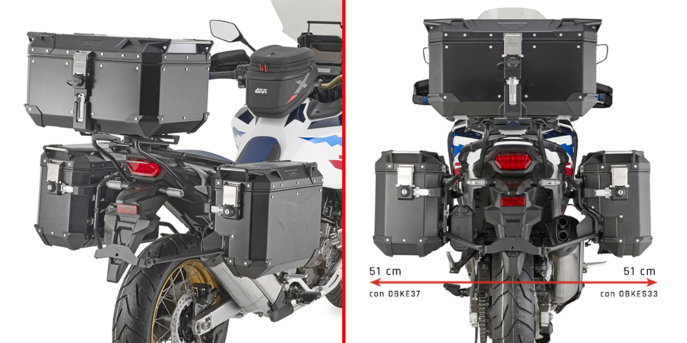 CRF1100L 20-26/ Adventure sports 20-26 boční nosiče kufrů KLOS1178CAM