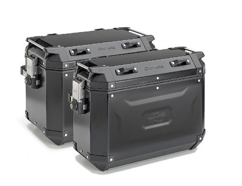 Kappa KVG4837B Pack2 Hliníkové boční kufry 48L+37L
