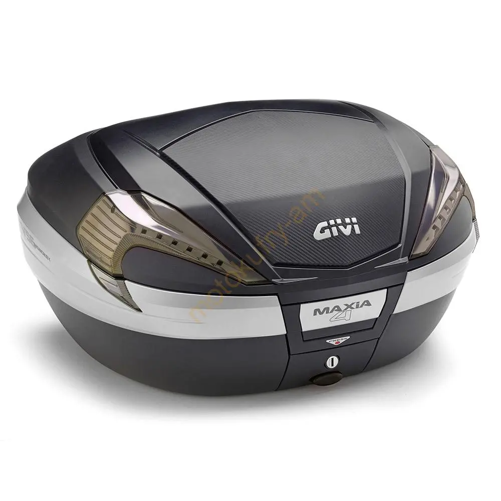 Givi V56NNT Maxia 4 Motokufr 56L s opěrkou E111B