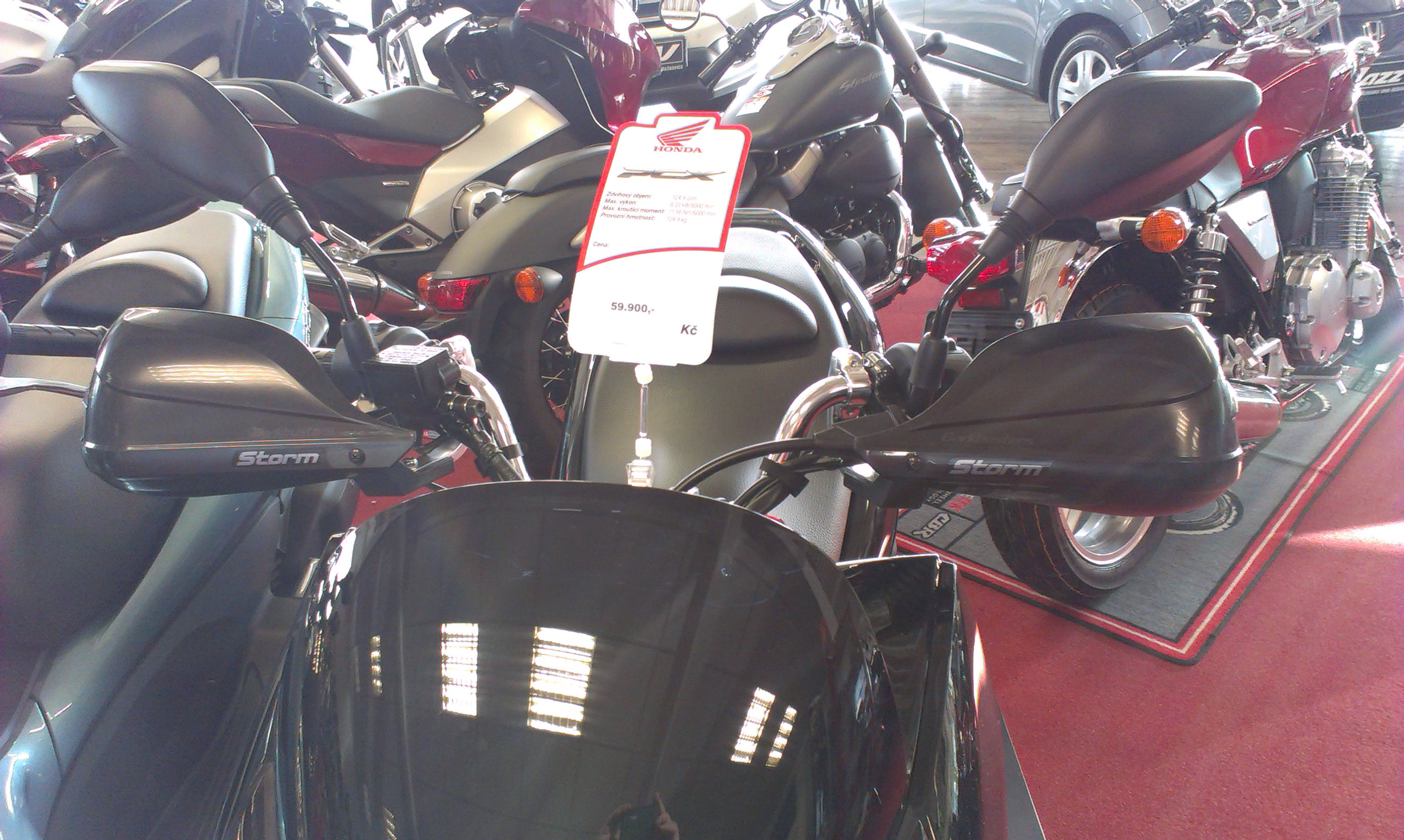 Chrániče páček Honda PCX 125 STORM S1
