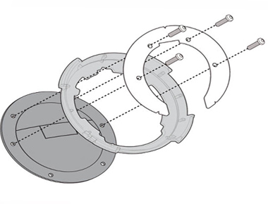 BF20 objímka pro tankruksaku (Crosstourer,VFR800F,CB650,CBR650,CB500F)