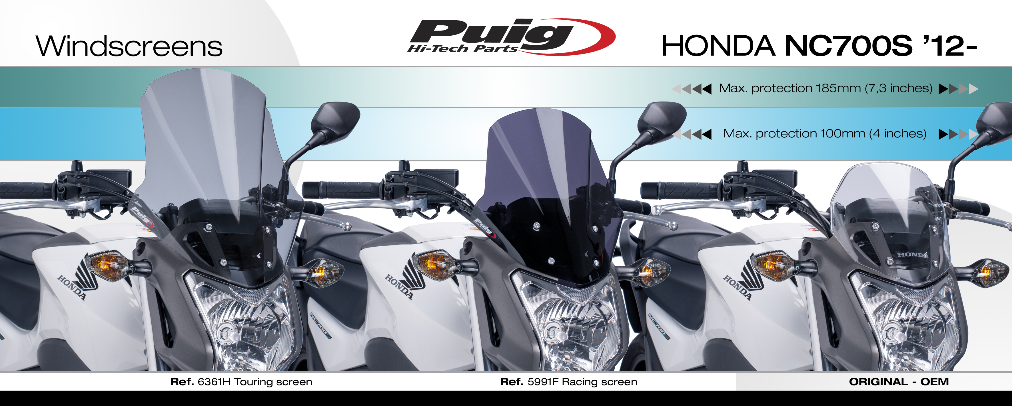 Plexi PUIG Honda NC 700/750 S 5991H