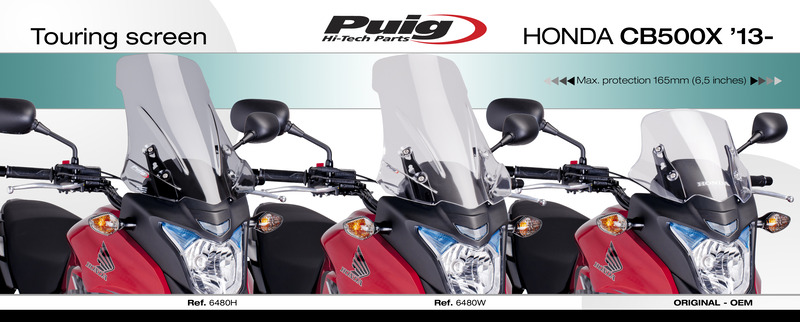 Honda CB 500 X 13-15 plexi Puig 6480H