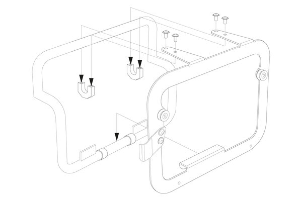 Adaptér na nosiče BMW R1200 GS LC/1250/850  Adv. pro TraX KFT.00.152.10900/S