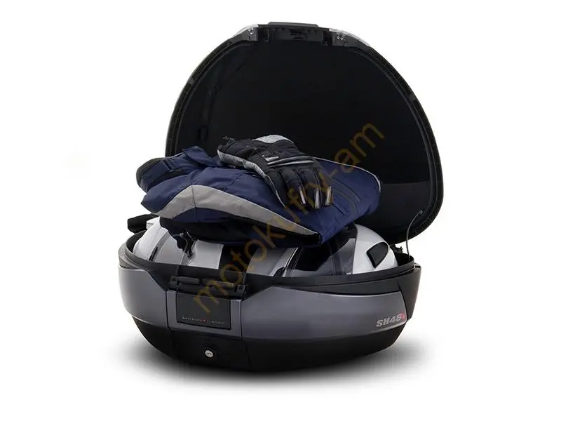 Motokufr SHAD SH48 grey/black D0B48300 s plotnou