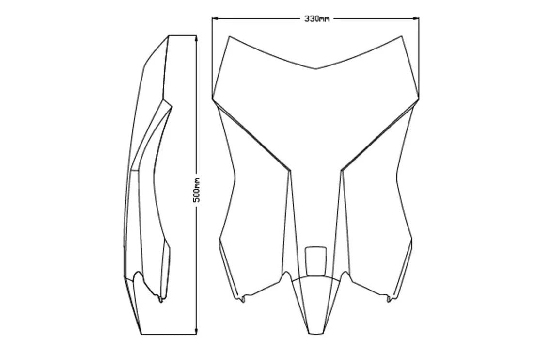 KTM 390  Adv.2020- čiré plexi plexi Puig 20414W