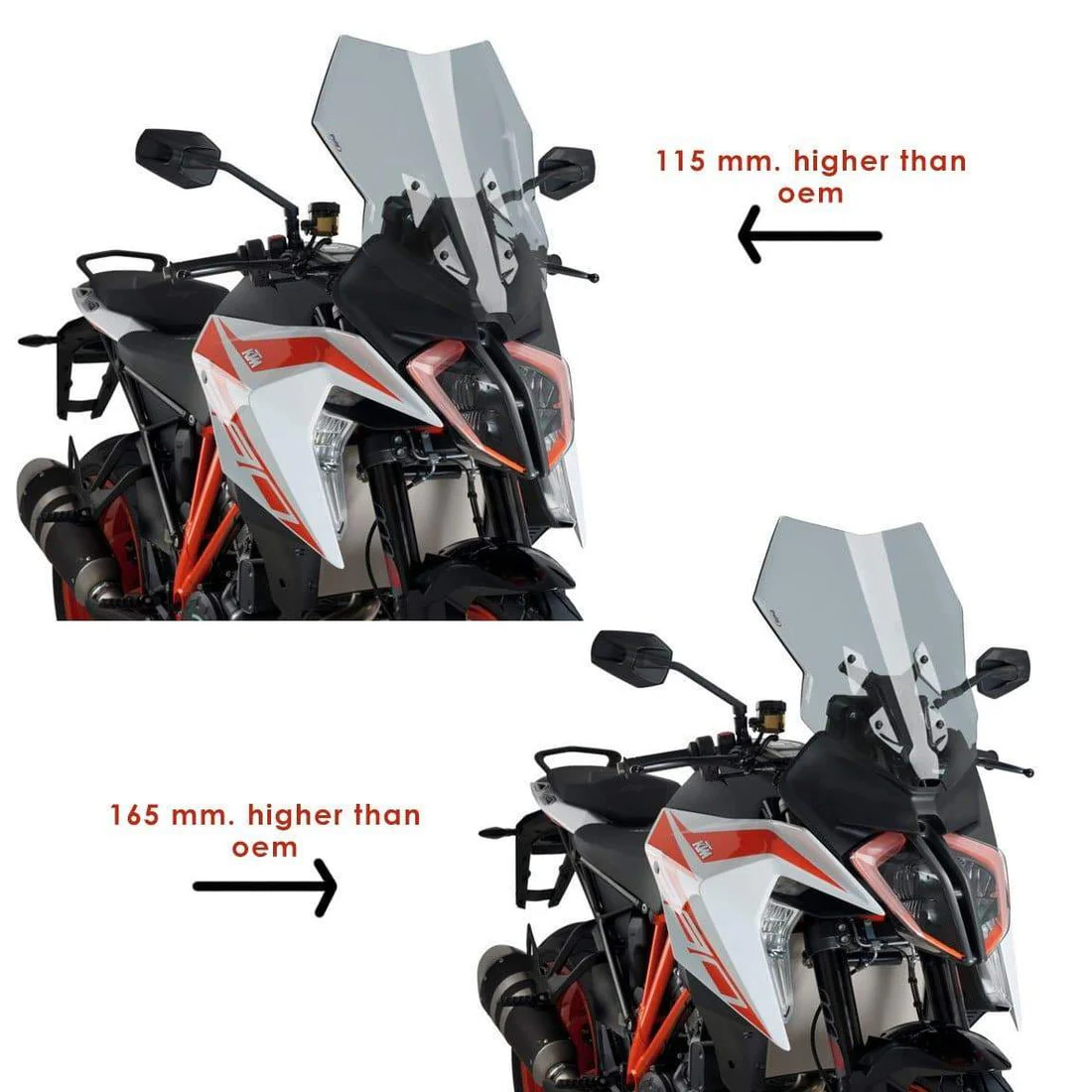 KTM 1290 Super Duke GT 19- kouřové plexi Puig 3564H