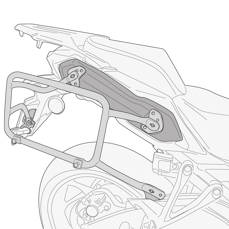 GSX S1000 GX 24-26 boční nosiče KLO3128MK-PLO3128MK