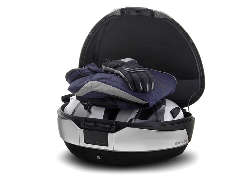 Motokufr SHAD SH48 titan/black D0B48400 s plotnou