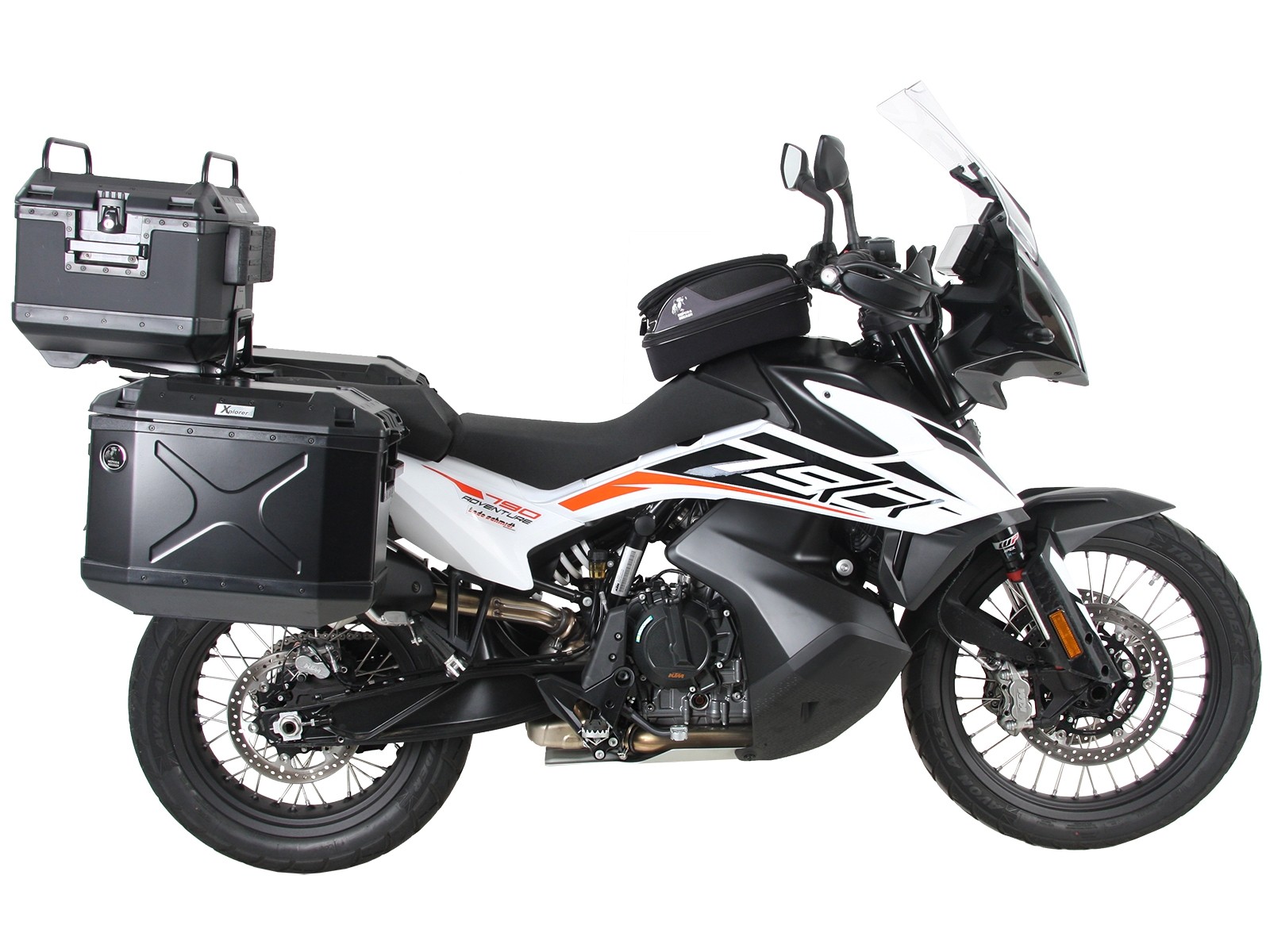 KTM 790 Adventure/R 19-21 sada černých kufrů H&B