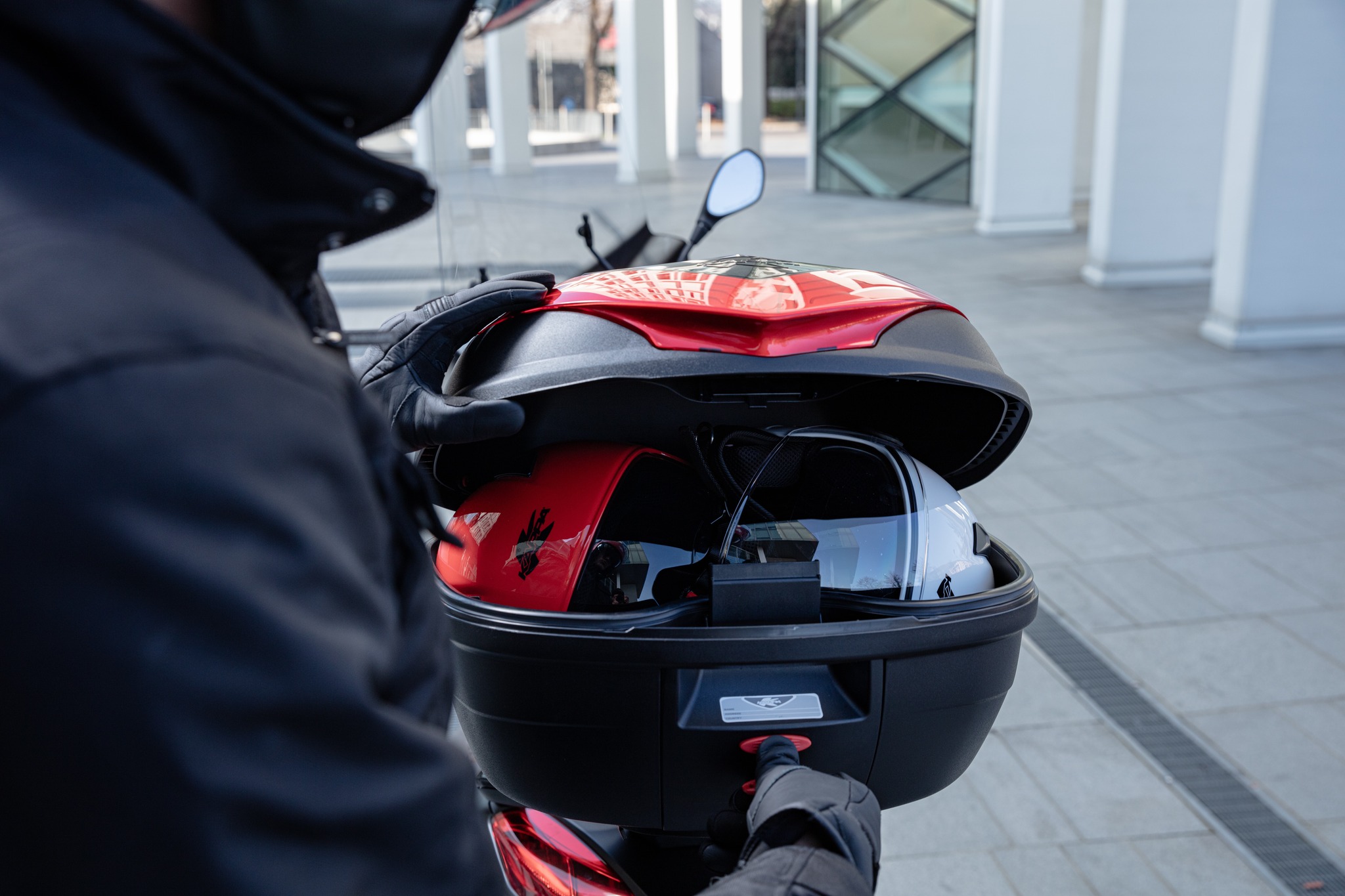 Kappa K355N2 Motokufr s plotnou 35L