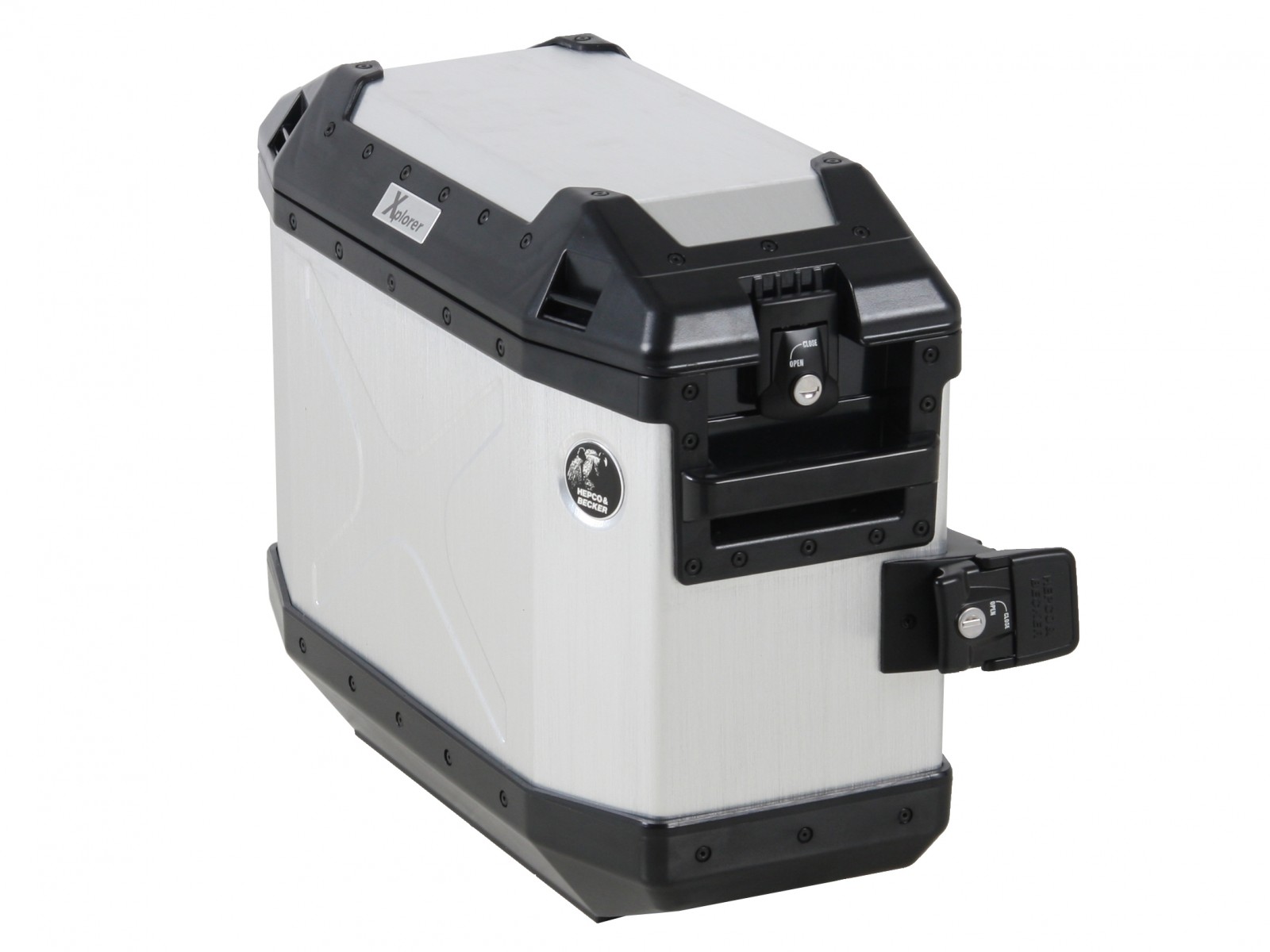 Motokufr boční Hepco-Becker Xplorer Levý (S) 30L.610208