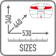 Givi V40NT Motokufr 40L