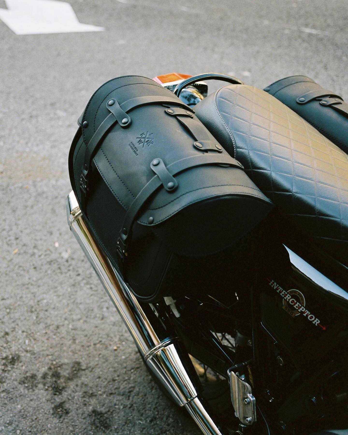 Kappa KMLW01 kožené moto brašny 28L.