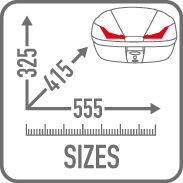 Givi E455N SIMPLY IV Motokufr s plotnou 45L
