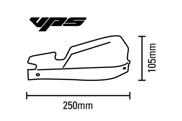 Chrániče rukou BHG-018.003BK Honda XL600/650/700V černé