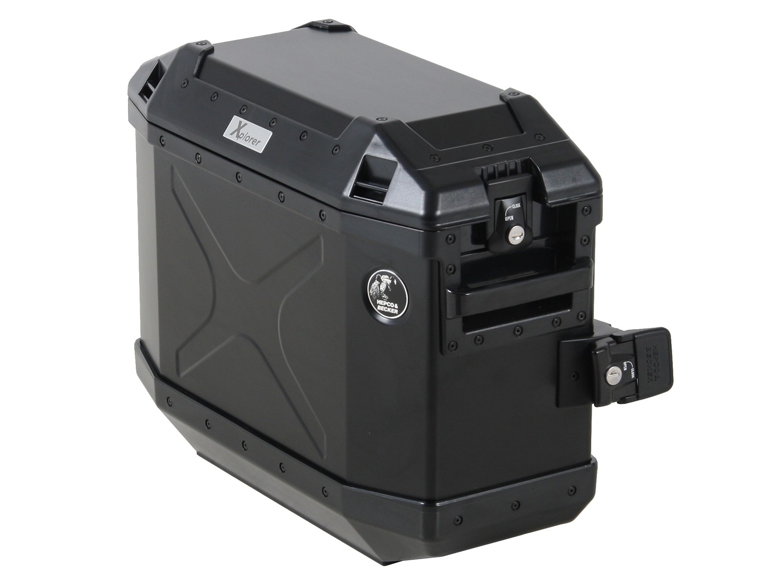 Motokufr boční Hepco-Becker Xplorer Levý  (B) 30L.610213