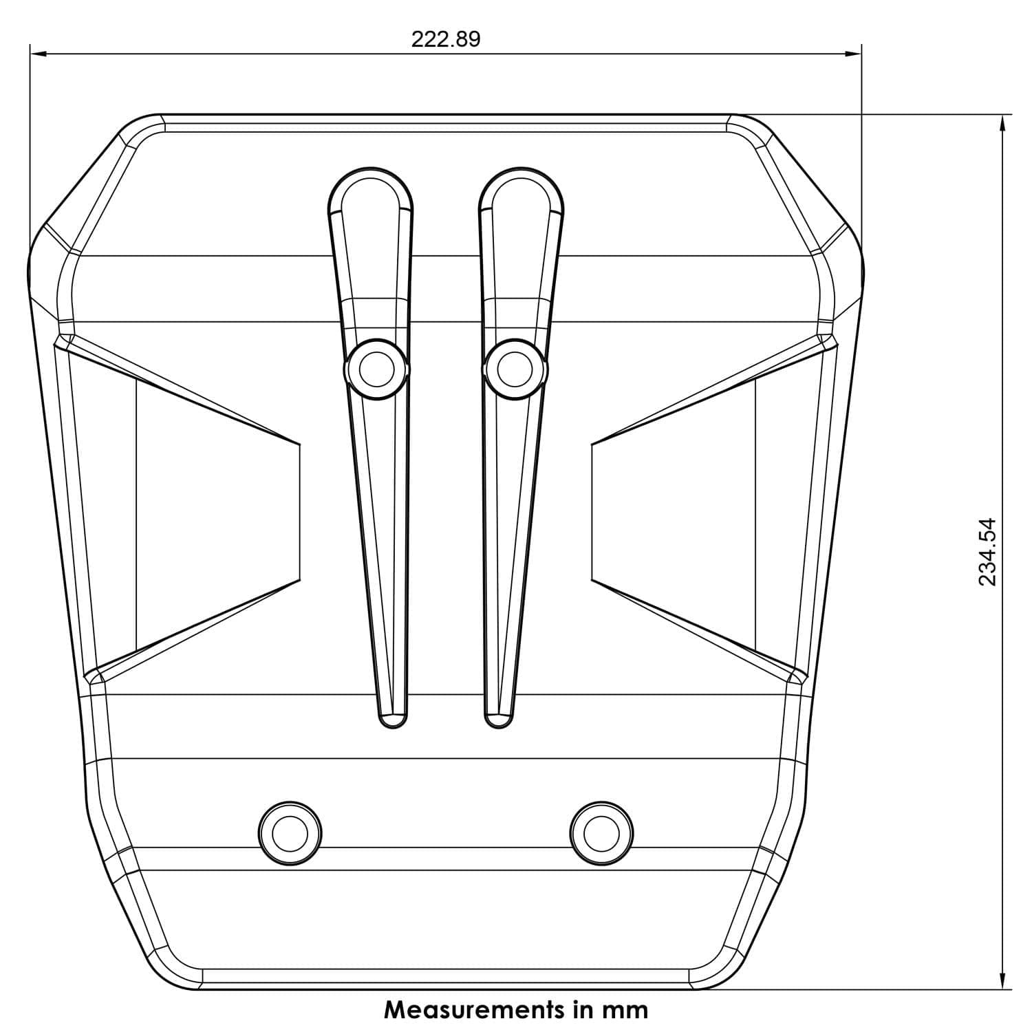 BMW F900R/XR 20- zadní protektor na blatník 34901M