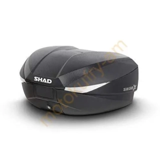 SHAD SH58X Karbon Motokufr s plotnou 58L
