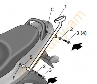 Montážní sada Top Master pro SUZUKI GSF 600 Bandit (S) (2000-2004)
