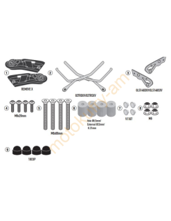 Kawasaki Z 650 RS 22-25 boční nosiče brašen TR4131