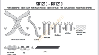 Honda CL 500 2023- montážní sada TopCase SR1210-KR1210